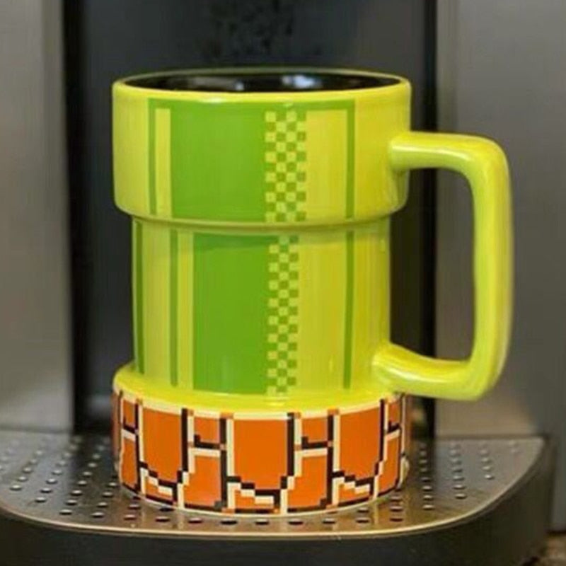 Mug Cartoon Game Super Mario Sewer Coffee Mug Cup