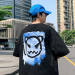 T-shirt Harajuku Devil Print Summer Short Sleeve