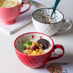 Ceramic Mugs Coffee Cup Breakfast Cereal Cute Ceramic Cup Milk