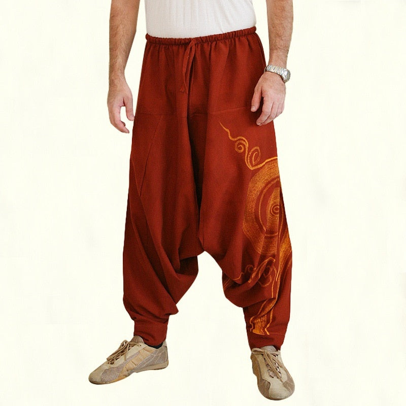 Harem Pants Men Yoga Baggy