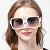 1970s Vintage DISCO Style Square Oversized Translucent Sunglasses