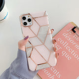 Geometric Marble Texture Phone Case For iPhone Cases Soft