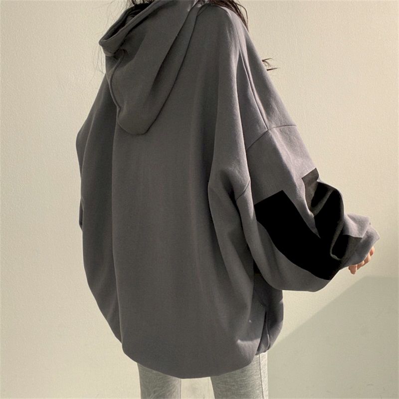 Women Hoodies Street Sports Loose Large Size Casual