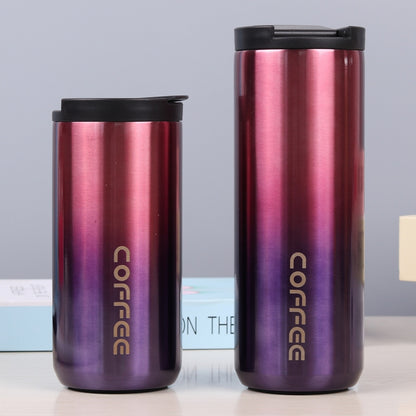 Stainless Steel Milk Tea Coffee Mug Leak-Proof Thermos Mug Travel Thermal Cup