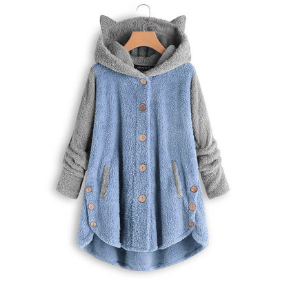 Mode süße Katze Frauen Hoodies Sweatshirts mit Kapuze