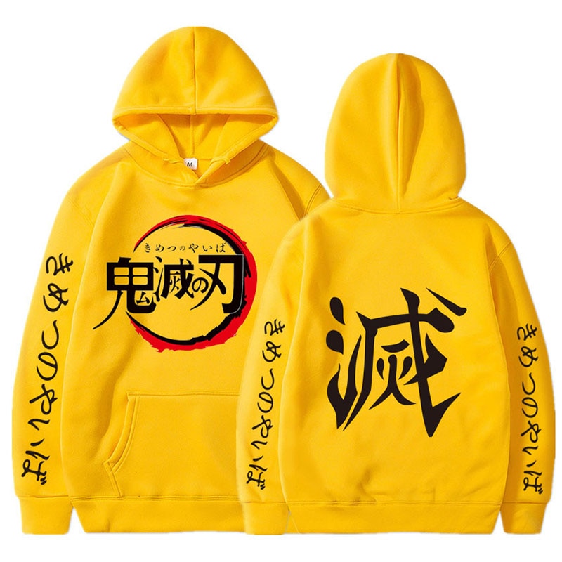 Men Hoodies Anime Streetwear Harajuku Pullover Hip Hop