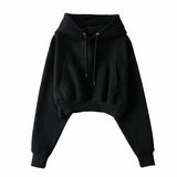 Hoodie Pullovers Women Fashion High Waist