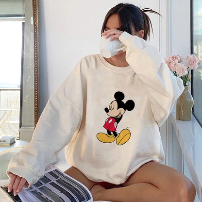 Mickey Mouse Unisex Sweatshirt Crewneck Harajuku Pullover