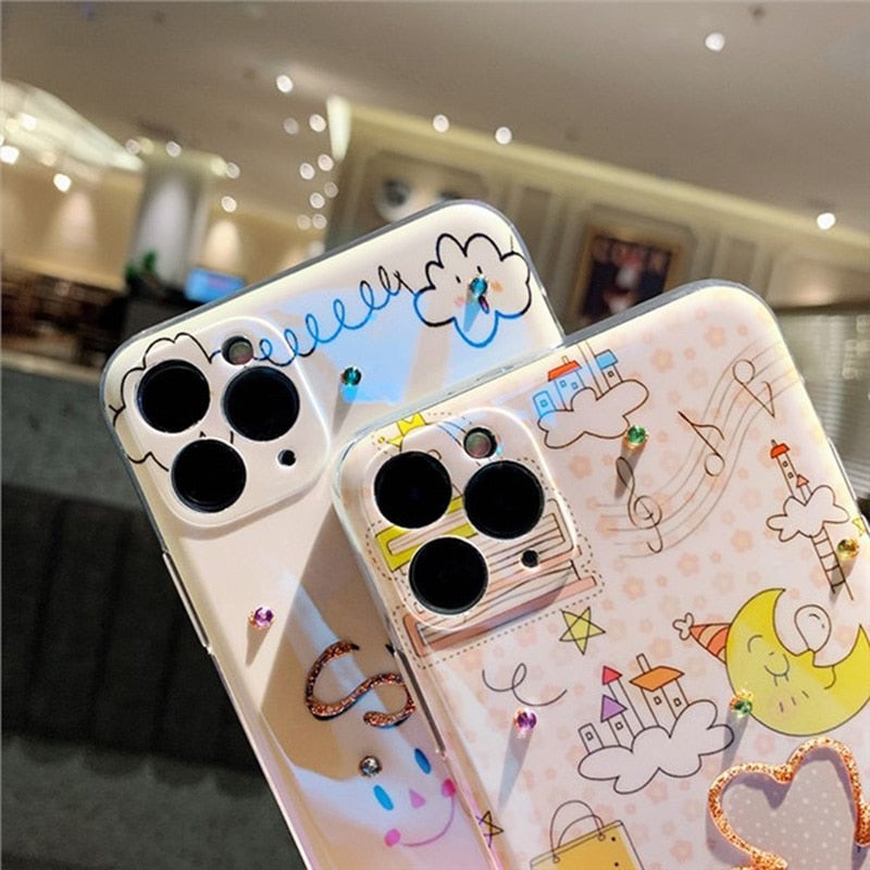 Cartoons Epoxy Be Applicable Case For Iphone Package Lovely