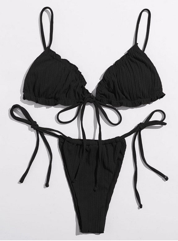 Badeanzüge Damen Sommer Y2k Bikini String Sexy Girl