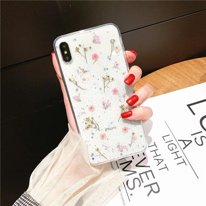 flower case for iphone phone cases Real floret cover case