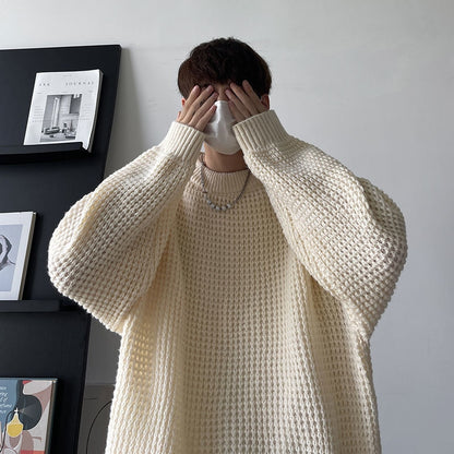 Men Sweater Oversized Fashion Harajuku Casual Knitted Pullovers