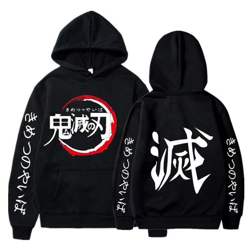 Männer Hoodies Anime Streetwear Harajuku Pullover Hip Hop