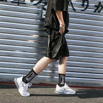 Techwear Harajuku Summer Shorts Streetwear Ribbons Cargo Style