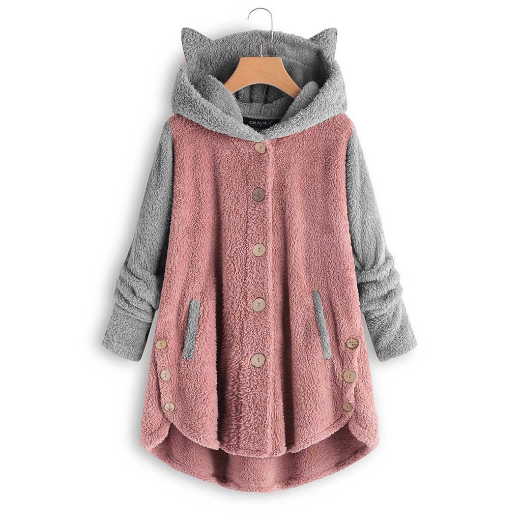 Mode süße Katze Frauen Hoodies Sweatshirts mit Kapuze