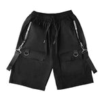 Techwear Harajuku Summer Shorts Streetwear Ribbons Cargo Style