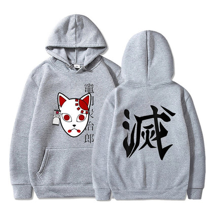 Men Hoodies Anime Streetwear Harajuku Pullover Hip Hop