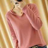 Sweater Women Long Sleeve Knitted Pullover Loose Casual