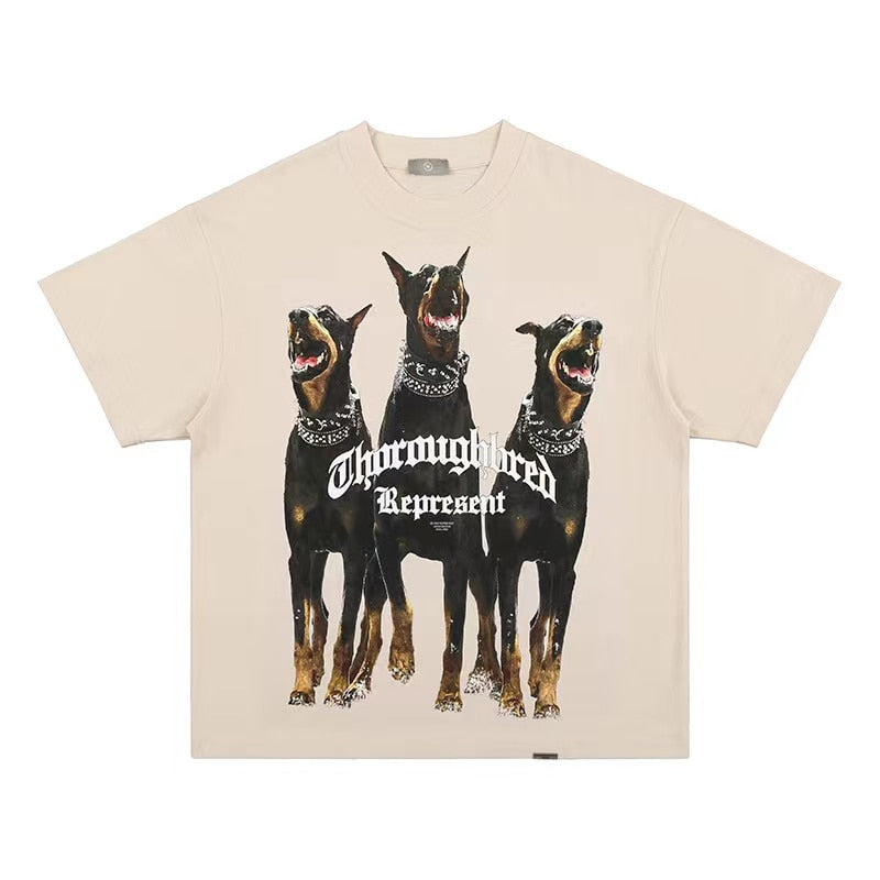 Spirit Hound printed Vintage High Street T-shirt - xinnzy