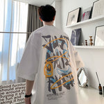 Graffiti American Print Short Sleeve T-Shirt