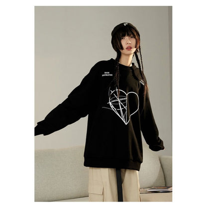 Sweatshirt Women Fashion Love Long Sleeves