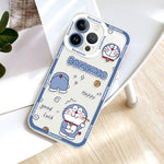 Cartoon Doraemon Soft Silicone Case for iPhone Silm Back Cover