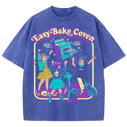 Fashion Must-Have Washed T-Shirt for Men Summer Casual Loose Streetwear