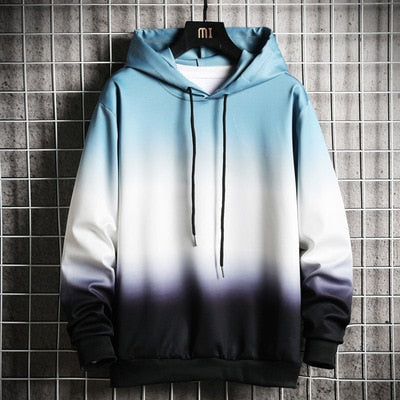 New Mens Casual Hoodies High Street Harajuku Hooded Sweatshirts Fashion - xinnzy