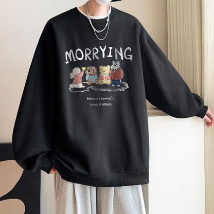 Men Hoodies Oversize For Casual Wear Funny Anime