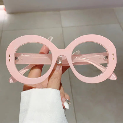 1960s Vintage Style TWIGGY Mod Oversized Round Oval Sunglasses