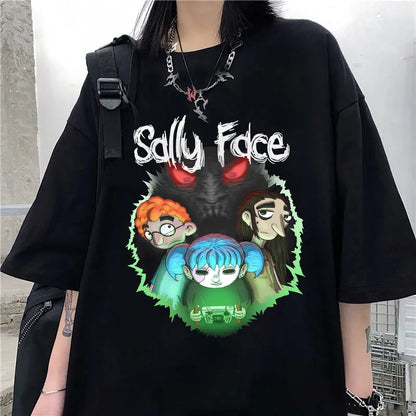 T-Shirt mit Sally-Face-Print für Damen