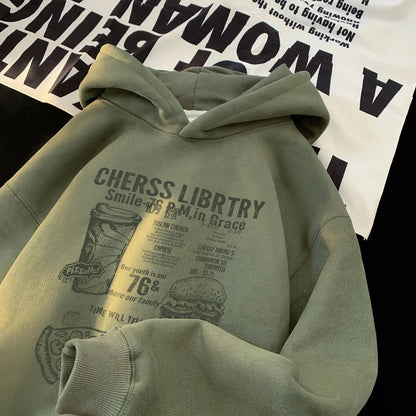 Streetwear Loose Lazy Hoodies Pullover Hip-hop Sweatshirt