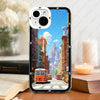 Case For iPhone Soft Cover City Landscape Art