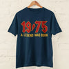 1975 Legend 50th Birthday Retro Rock T-Shirt