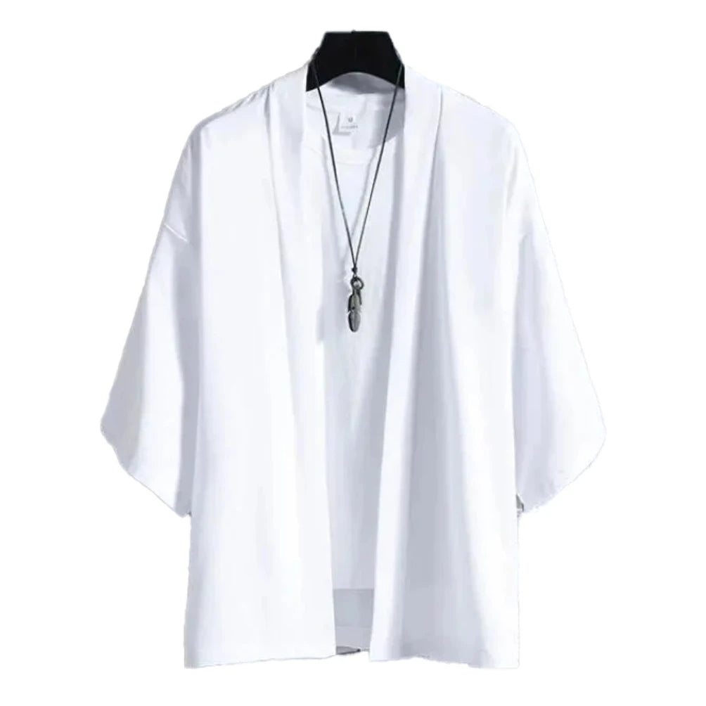 Men's Japanese Cardigan Sleeve Summer Outwear
