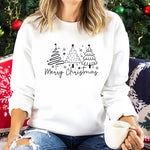 Merry Christmas Tree Sweatshirts Funny Festive