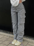 Cargo Pants Y2k Women Streetwear High Waist