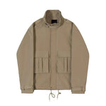 2024 Men's Trendy Cargo Jacket Korean Retro Style Coat