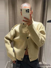 Women’s Knitted Stand Collar Cardigan – Single-Breasted Long Sleeve Autumn 2025 Fashion Outwear