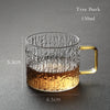 150ML Small Beautiful Heat-resistant Borosilicate Clear Espresso