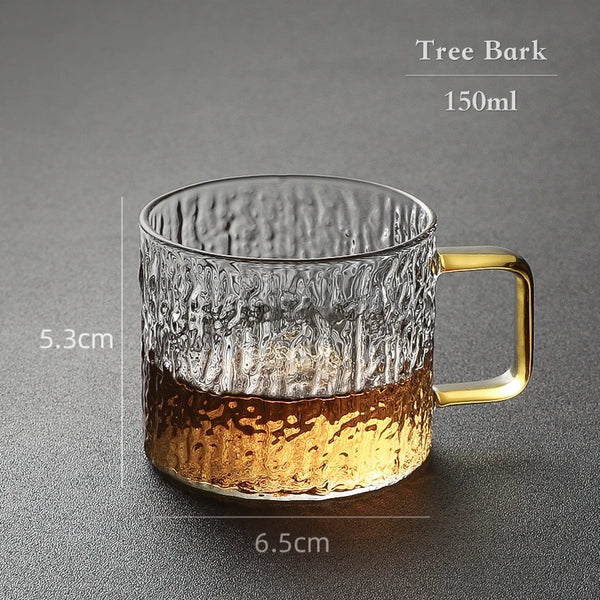 150ML Small Beautiful Heat-resistant Borosilicate Clear Espresso