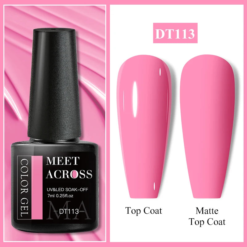 7ml Super Top Coat Gel Nail Base Gel Matte Top Coat Semi-Permanent