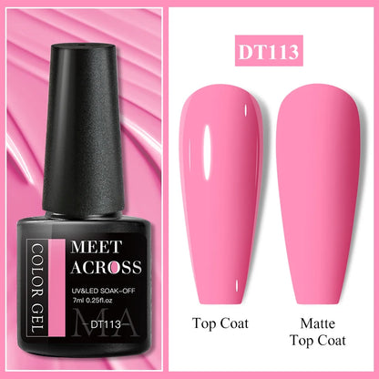 7ml Super Top Coat Gel Nail Base Gel Matte Top Coat Semi-Permanent