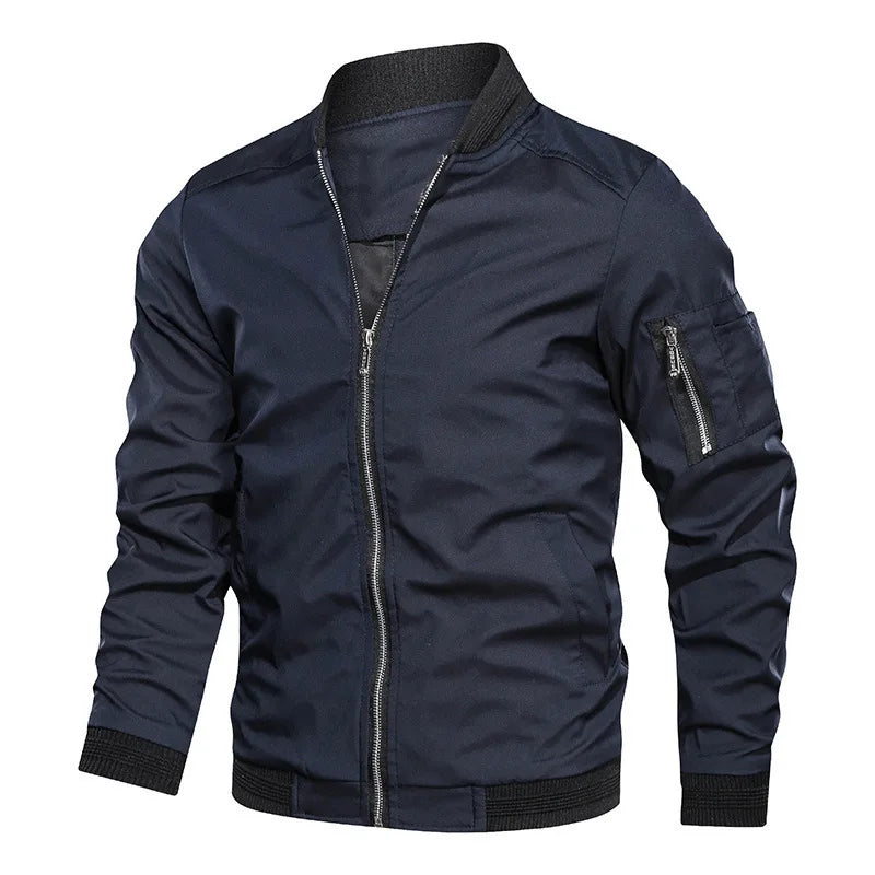 New Men’s Windproof Jacket Casual Multi Pocket High Quality