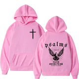 Christian Jesus Faith Over Fear Bible Verse Hoodies