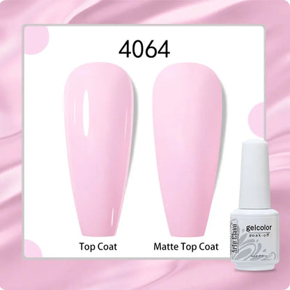 8ml Pure Color Gel Nail Polish Nail Art Manicure Semi Permanent