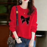 Sweatshirt Ladies Simple Pullover Comfortable Fashion Outwear