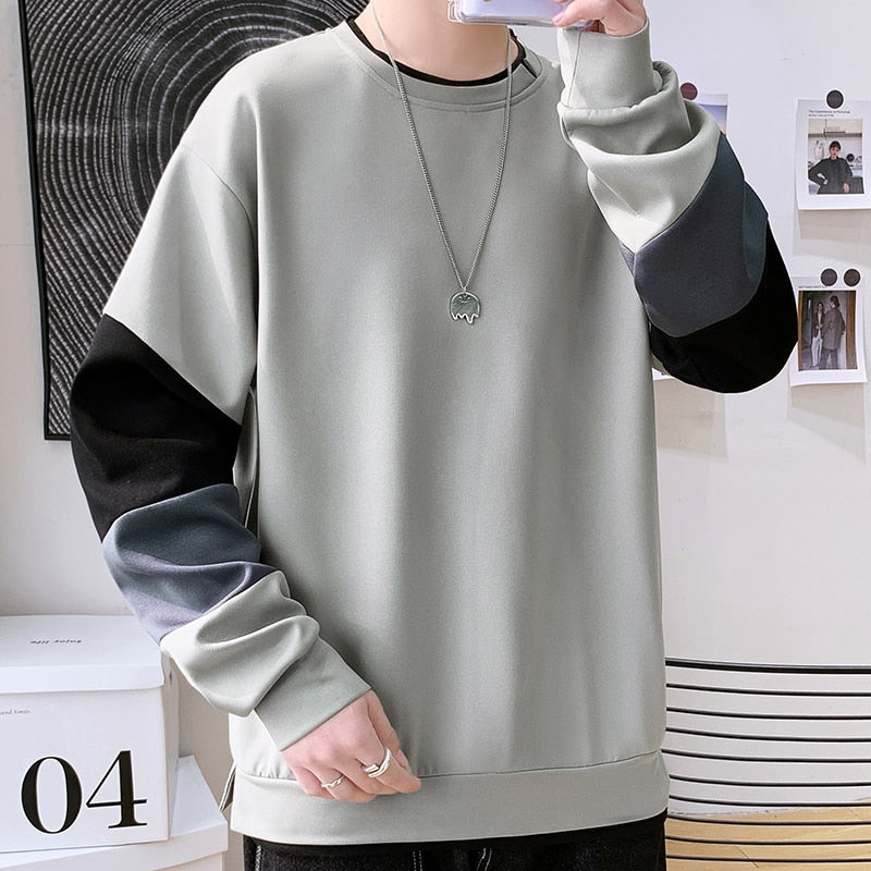 Hoodie Men Sweatshirt Streetwear Casual Fashion Clothing Korean