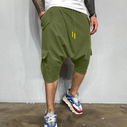 Casual Sweatpants For Men Hip Hop Trend In America Loose Solid Street Sports