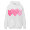 Women's Heart Applique Hoodie Loose Pullover Streetwear with Pocket